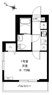 ハイツユー【2階】の間取り