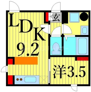 CASA FIORE 日暮里【2階】の間取り