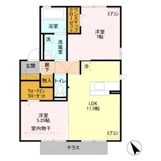 ベルグIII【1階】の間取り