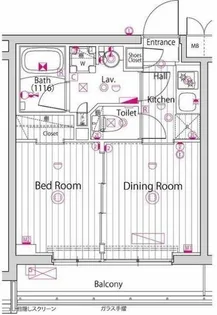 ガーラ練馬グランドステージ【4階】の間取り