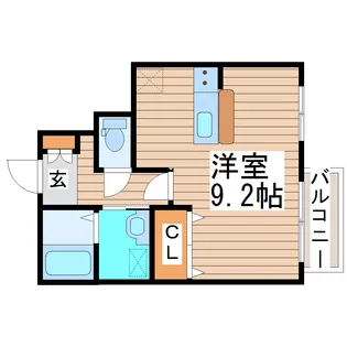 ラルーチェ・N【1階】の間取り