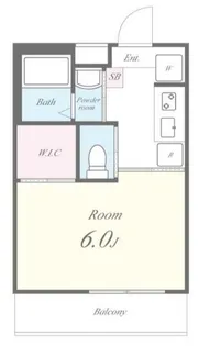 東京都品川区荏原6【マンション】の間取り