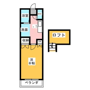 ムーランルージュ【3階】の間取り