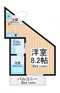 神奈川県大和市中央林間4【アパート】の間取り