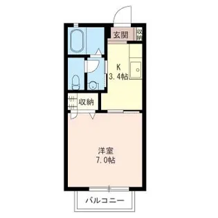 ルミエール【1階】の間取り