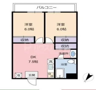 ハイム新作【3階】の間取り