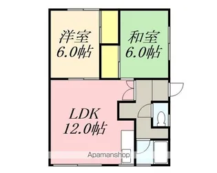 あゆみ荘【1階】の間取り