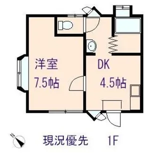 パーソナルマンション【1階】の間取り