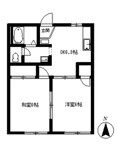 クレヨンハウスI【1階】の間取り