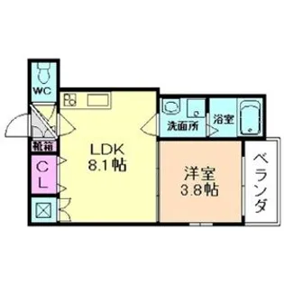 F asecia mira【1階】の間取り