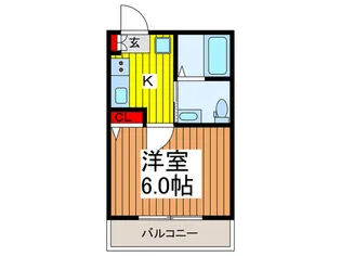 ウィングガーデン東浦和【2階】の間取り