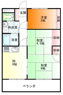 ヴィラージュ木崎【3階】の間取り