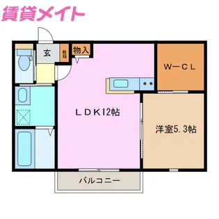 ZIO LAND【2階】の間取り