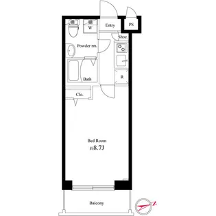 グランパーク東京ノース【2階】の間取り