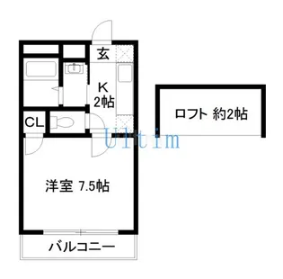 Earth court 清水【3階】の間取り