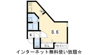 Royal Stage 上賀茂【2階】の間取り