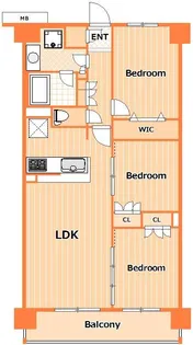 プレシス横濱新子安【2階】の間取り