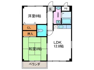 レヴェンテ・翠香【3階】の間取り