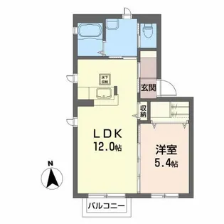 サウスポート【1階】の間取り