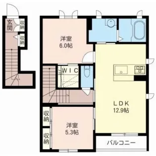 ラルジュ【2階】の間取り