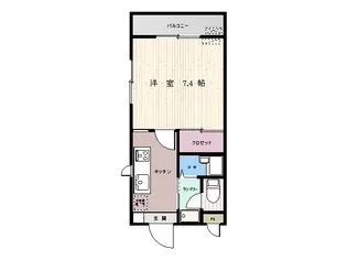 パークプラザ1【3階】の間取り