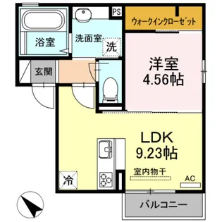 グラース【2階】の間取り