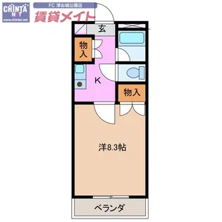 マンションハルカ【3階】の間取り