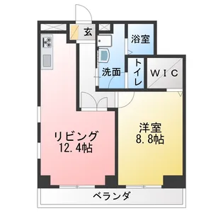 山源ハウス【1階】の間取り