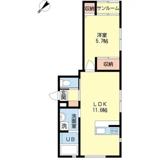 ハウスレトリバー【2階】の間取り