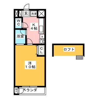 MINOYAマンション【4階】の間取り