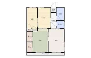 宮林コーポ【2階】の間取り