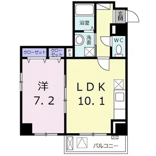 プリムローズ【3階】の間取り