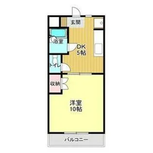 ハイライズ細島II【4階】の間取り