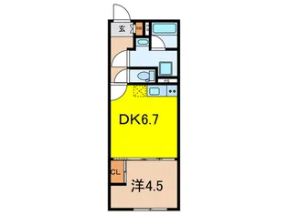 GENOVIA池袋【3階】の間取り