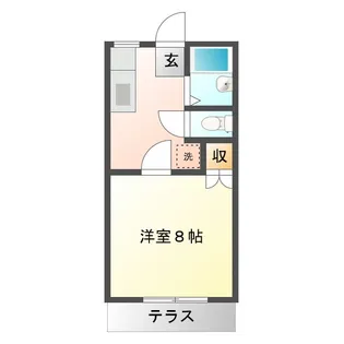 シーサイドフジ【1階】の間取り