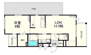 KADO TAMA-PLAZA II【2階】の間取り