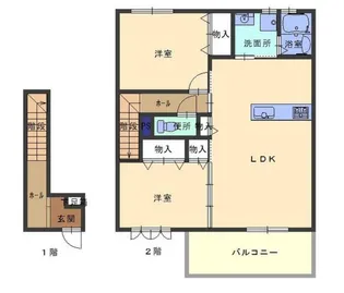 アマルフィY【2階】の間取り