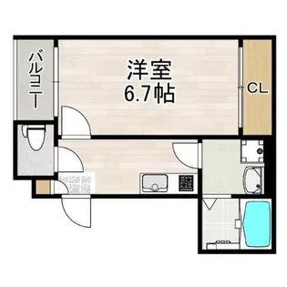 プルミエール角割町【3階】の間取り
