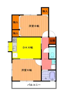 リミエールA【2階】の間取り