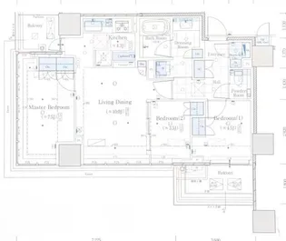 クラッシィタワー新宿御苑【24階】の間取り