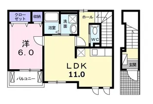 ル・オン 茅ヶ崎 II【2階】の間取り