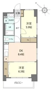 ステイブル協和【1階】の間取り