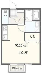 ドルチェ平原【2階】の間取り
