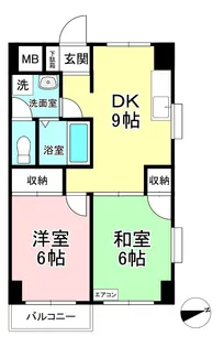 アクティ宮崎台【3階】の間取り
