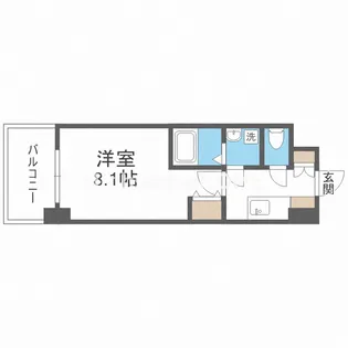 S-RESIDENCE緑橋Serio【6階】の間取り