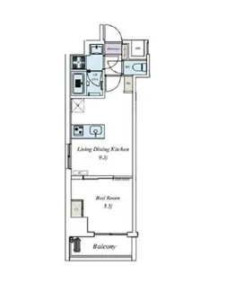 ドムス・スタイル森下【5階】の間取り