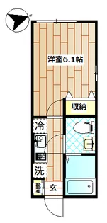 リーブル神大寺【1階】の間取り