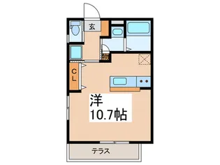 クレスト国立【1階】の間取り
