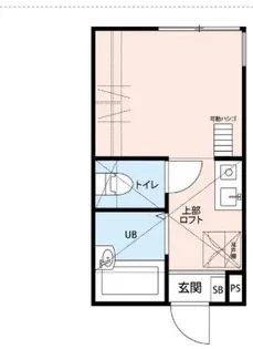 エーデル横浜戸部【1階】の間取り