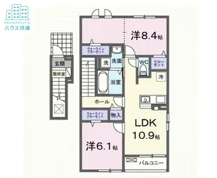 エミネント長田 I【2階】の間取り